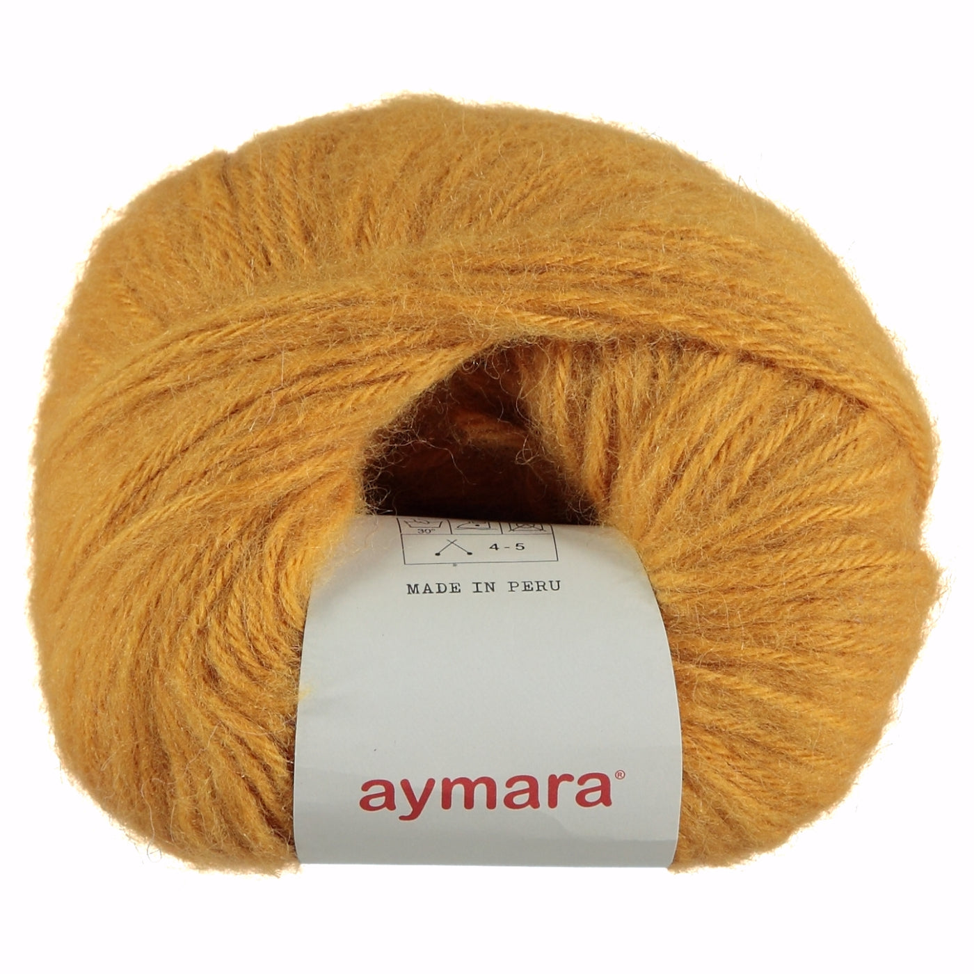 Soft baby alpaca yarn mustard - 500g (10 balls)